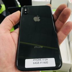 🔥⌚️iPhone X 64gb Factory Unlocked With Warranty 