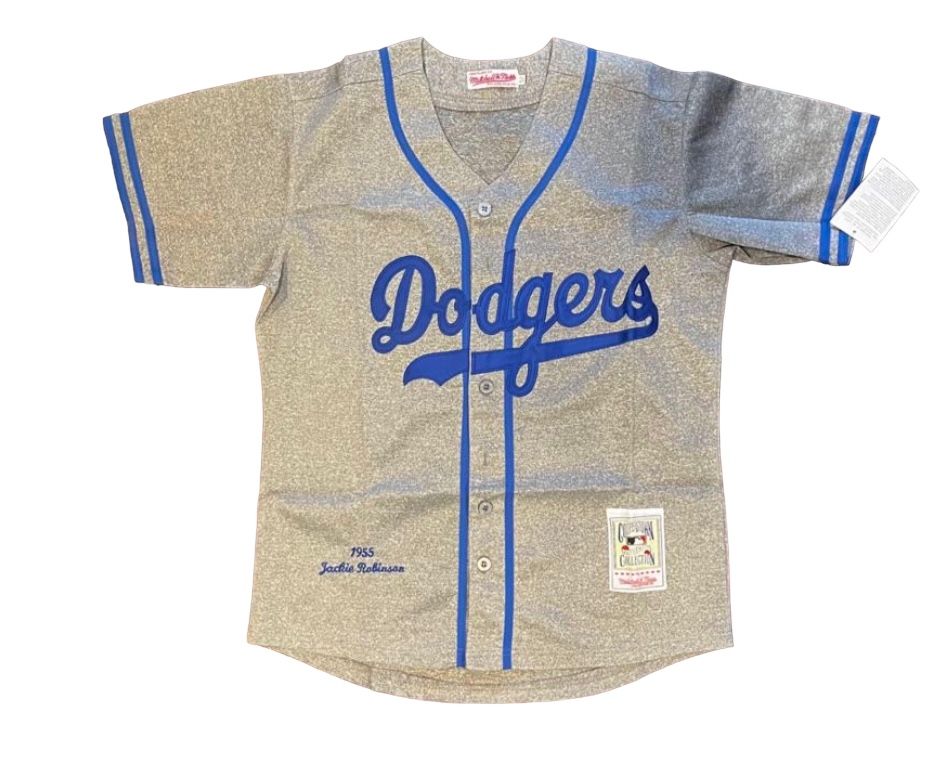 For Sale: 1955 Jackie Robinson mitchell and Ness dodgers jersey