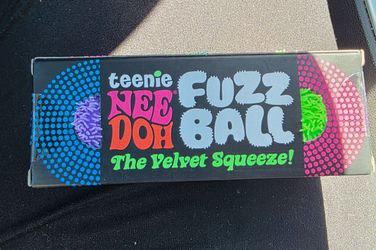 Teenie Nee Doh Fuzz Ball Squeeze Toys