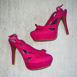 Pink Anne Michelle Heels