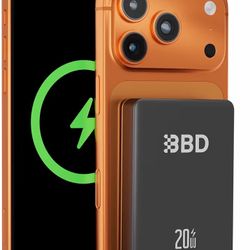 BBD Magsafe Portable Charger,10000mAh Magnetic Power Bank Fast Charging PD 20w with USB C Cable,Slim Magsafe Battery Pack Travel Essential,Wireless Po