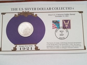 1921 us Morgan silver dollar