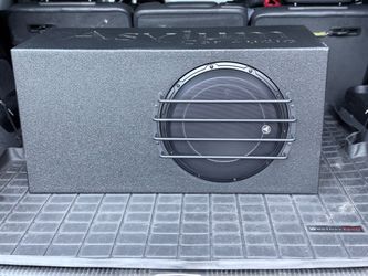 JL Audio 12” W6v3 w/Asylum ported enclosure_OBO