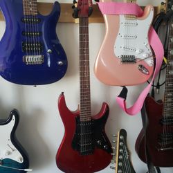 Fernandes Red Strat SSH