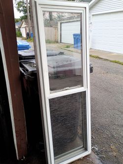 Used window 🪟 double hang good condition 21  1/2 x 65  1/4