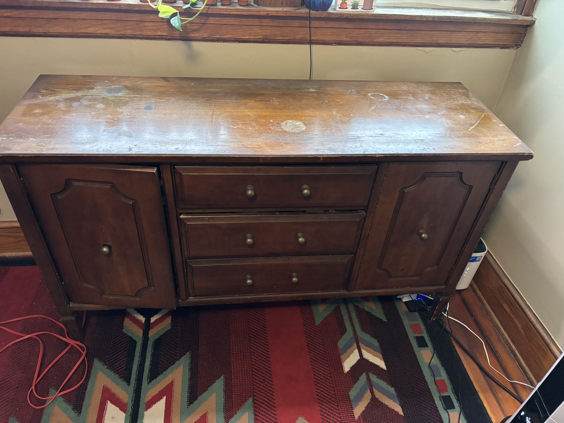 FREE Wood Dresser/buffet Table