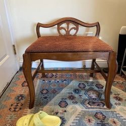 Small Wood Bench