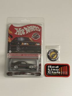 hot wheels rlc 1993 ford mustang cobra r black