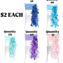 Chair Sashes