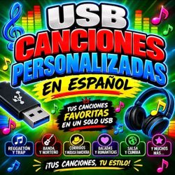 USB Drive with Spanish Songs