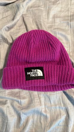 Fuchsia and Black North Face Hat