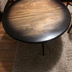 Home Goods wooden Round Coffee Table