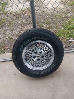 BRAND NEW TIRE IN RIM SPARE