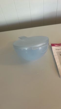 Tupperware Light Blue Container with Lid