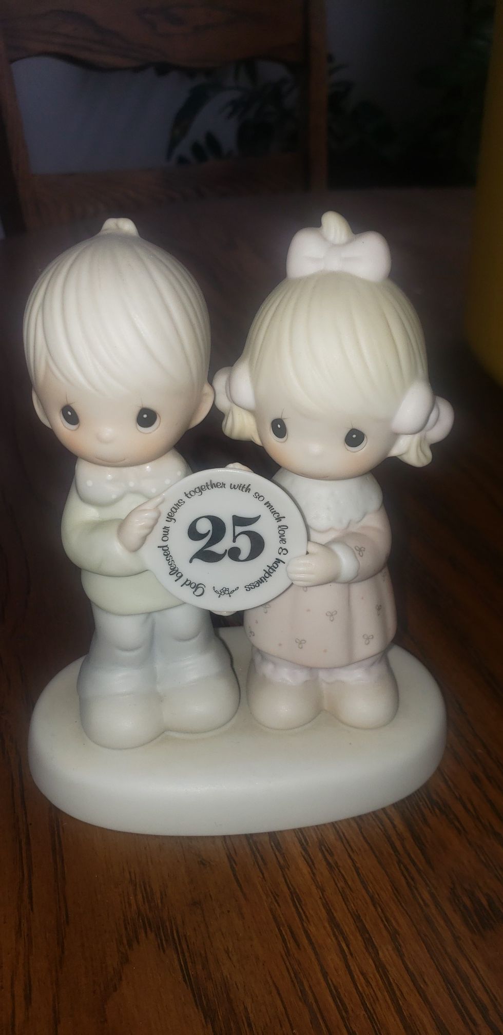 Precious Moments 25 year Anniversary Figures