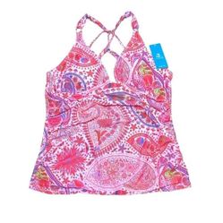 Cupshe women's floral paisley Tankini