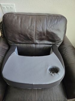 Couch Cup Holder Pillow / Sofa Tray Cushion (Great Condition)