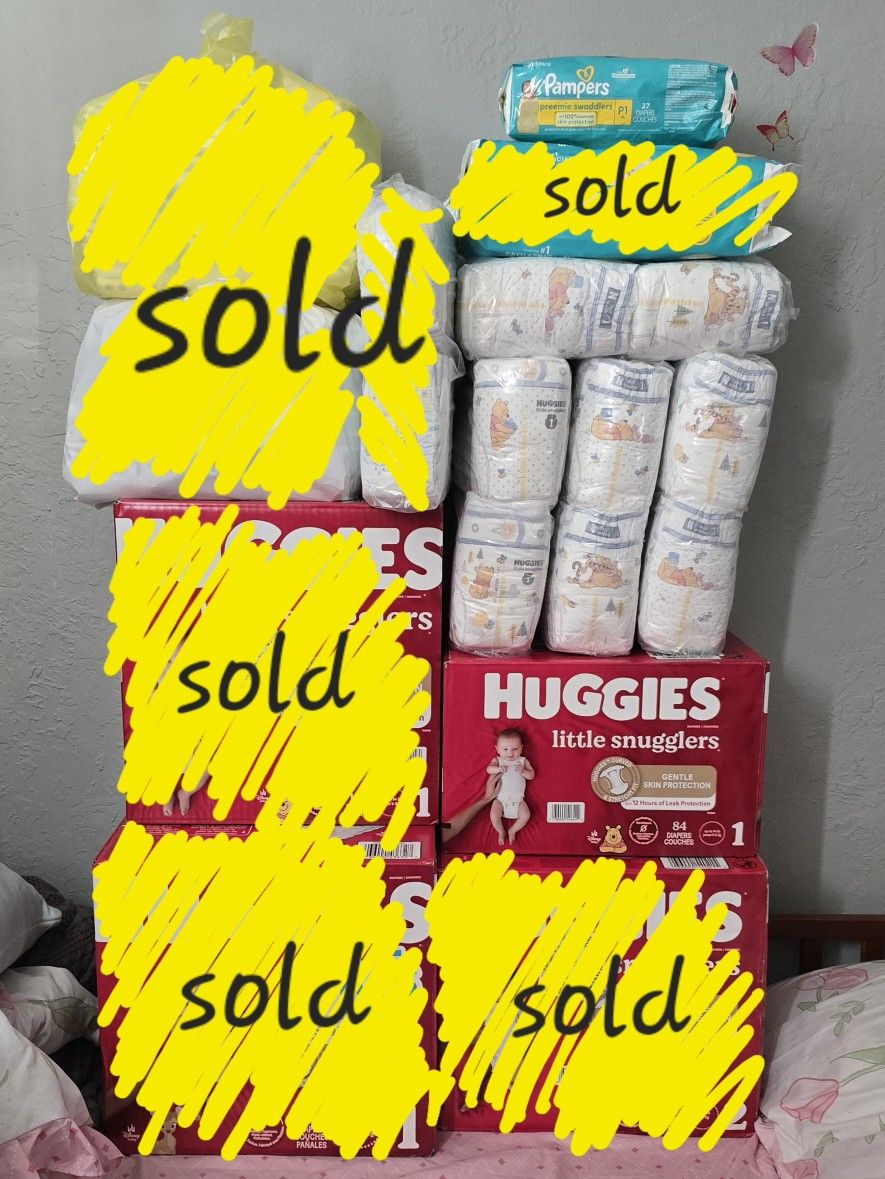 Baby Diapers Huggies / Pampers