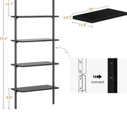 Brand New Wall Mount Ladder Book Shelf