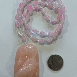 Natural Burmese Jade Dragon Pendant Necklace, Hand-carved, Stylish and Charming Jewelry Accessory, Amulet, Lucky Gift