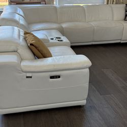 Genuine Italian Leather Sofa