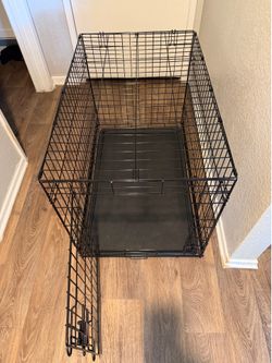 Dog Crate 36" x 23" x 25", Black