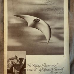 The Flying Saucers As I Saw It...By Kenneth Arnold SIGNED Original 1950 UFO-Extremely RARE