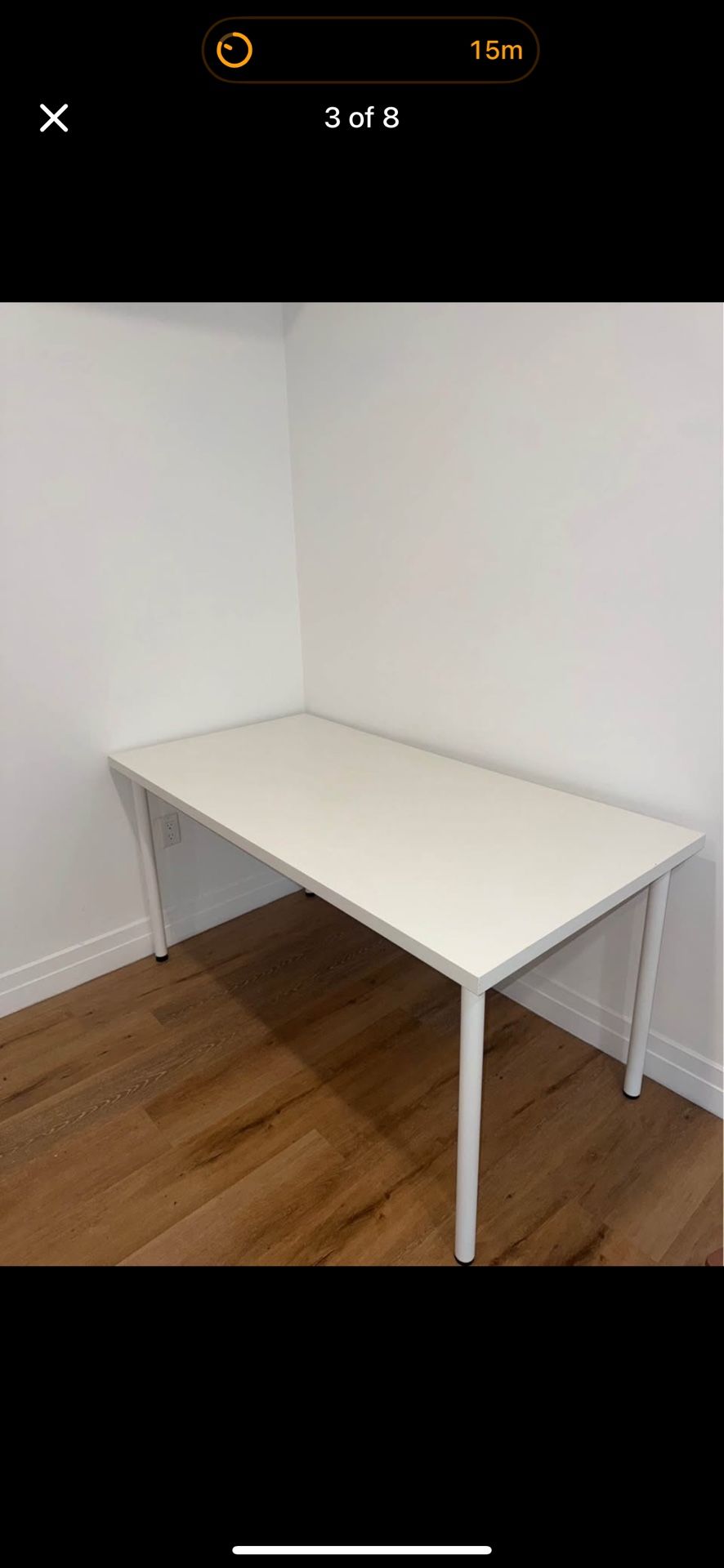 White Ikea Desk Table
