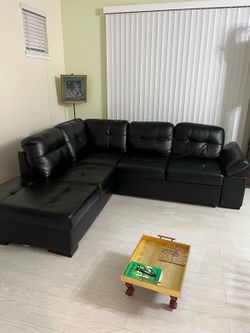 Black couch