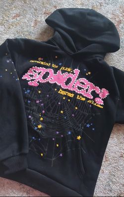 Pink spider Hoodie