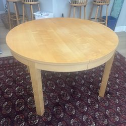 Sturdy 45”  Wood Dining Table