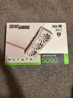 ZOTAC RTX 5090 SOLID OC WHITE 32GB — BRAND NEW SEALED