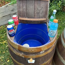 Party Wine Barrel Cooler Ice Chest