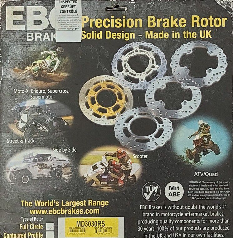 EBC Motorcycle Brake Rotors