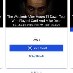The Weeknd concert 