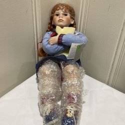 Hannah Rose Porcelain Redhead Doll 