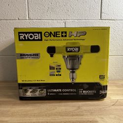 RYOBI ONE+ 18V HP 1/2 in. Brushless Cordless Mud Mixer (Tool Only)