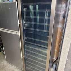 Zephyr 138 Bottle Dual Zone Wine Cooler Stainless Glass Door 24W 70H