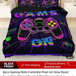 3 Piece Gaming Duvet Covers