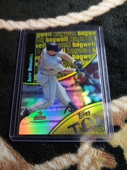 Jeff Bagwell Topps Houston Astros Refractor Baseball Card