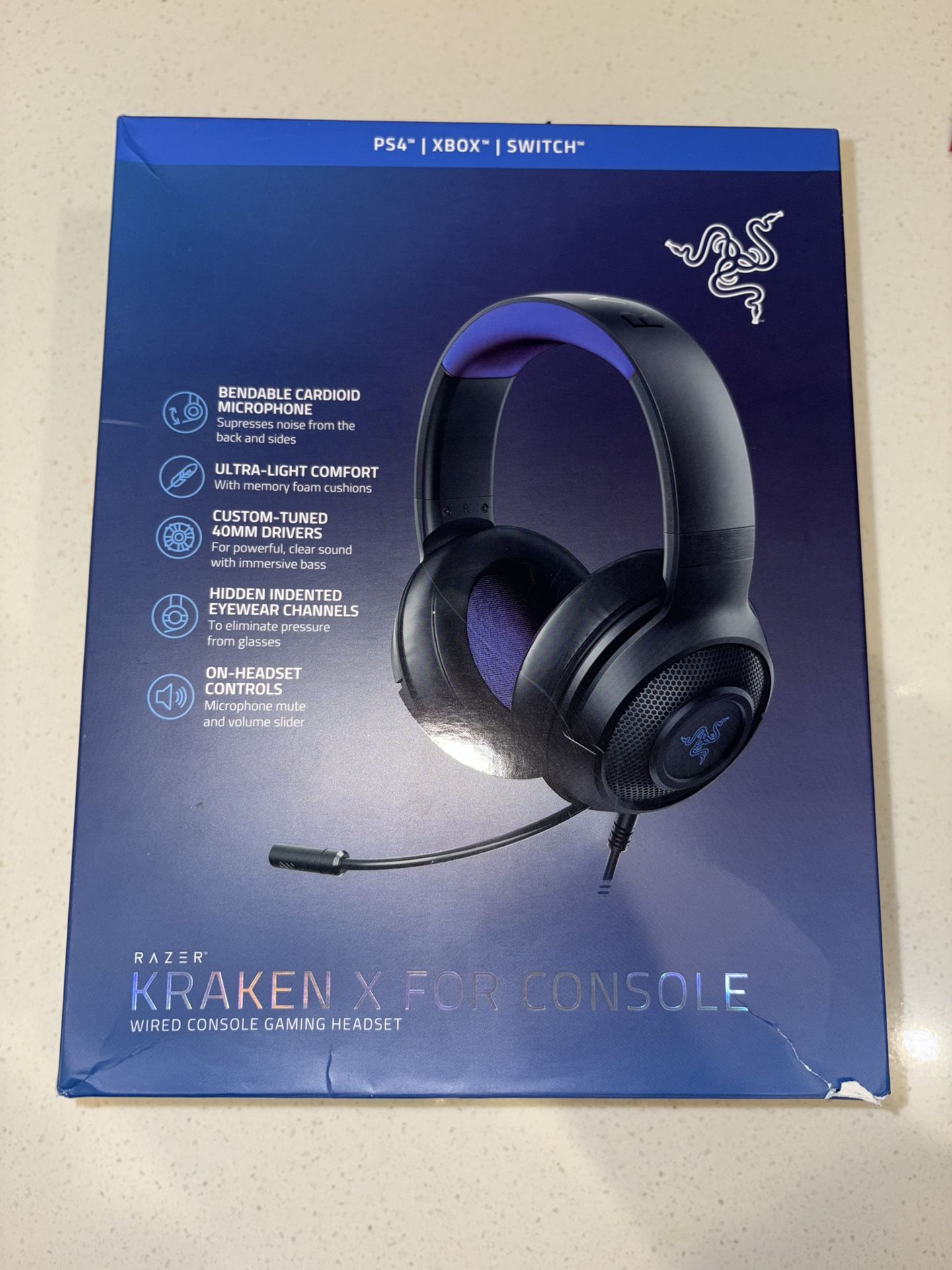 Razer Kraken X Wired Headset For Console