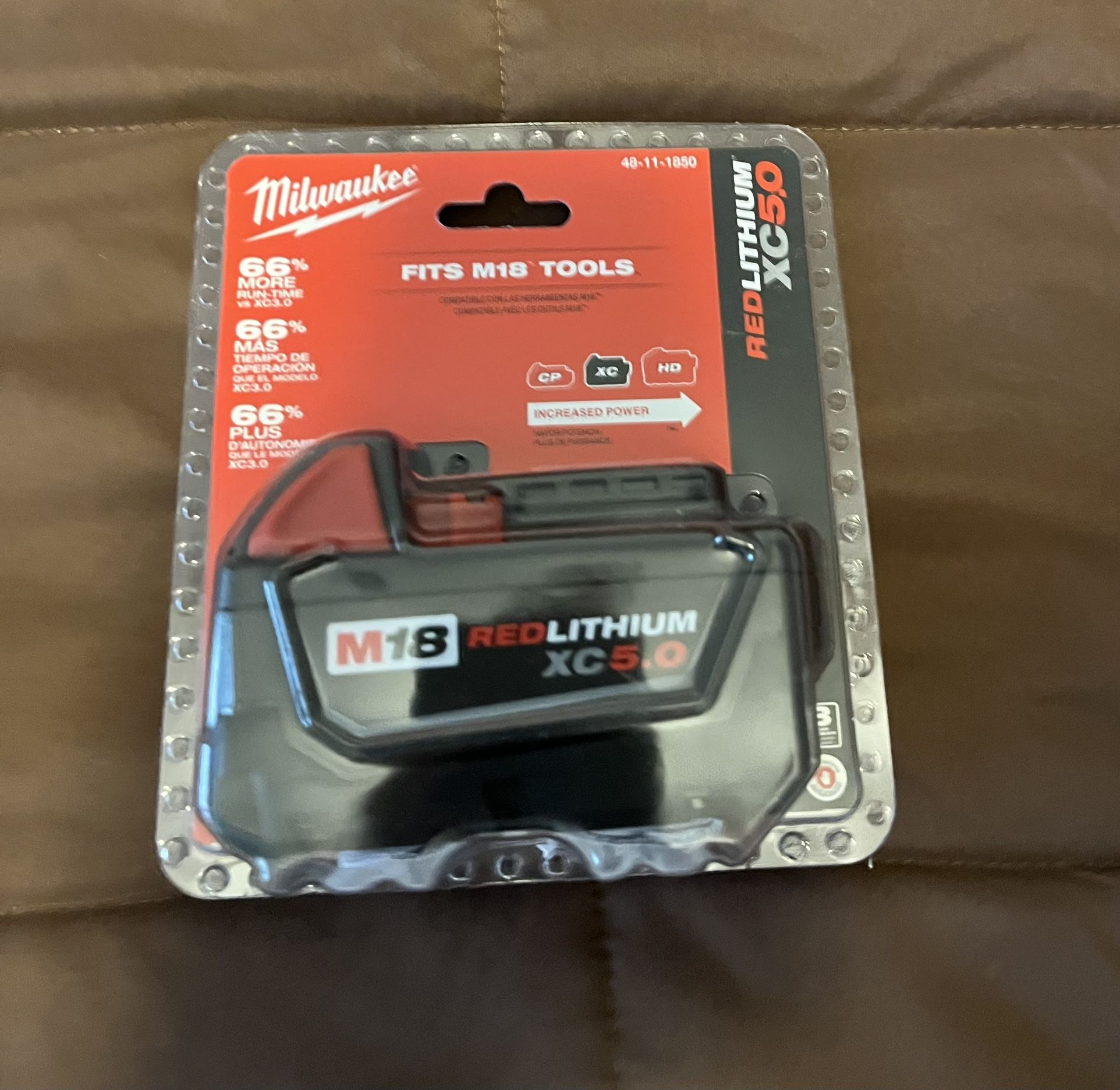   Milwaukee M18 5.0 Ah XC  Battery Pack