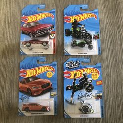 Hot Wheels Lot Mattel Jaguar Chevelle Blastous Moto Wheelie Chair