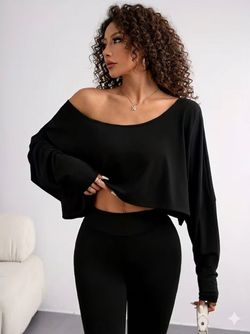 Off Shoulder Black top