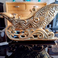 Valerie Parr Hill Gold Sleigh 