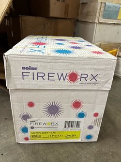 Boise Fireworx Lemon Zest Paper 11" x 17", 2500 Sheets