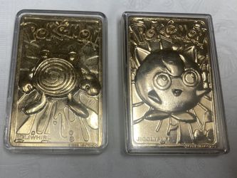Pokemon , 1999 Gold Plated Card