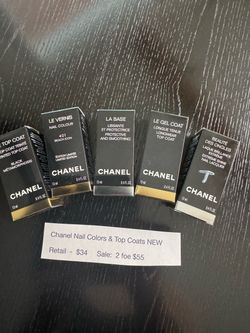 Chanel nail polish and top coats