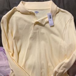 Old Navy Long Sleeve Shirt For Boys Size Large 10/12 