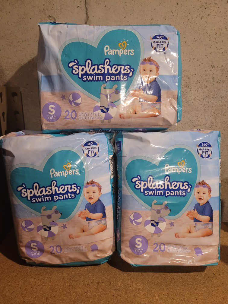 Pampers Splashers Swim Diapers Size Small